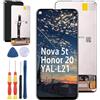 Yuxyiony Nuovo Sostituzione Dello Schermo Per Huawei Honor 20/Nova 5t YAL-L21 Display LCD Riparazione Dello Schermo e Strumento di Ricambio Accessori