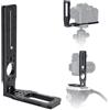 Koolehaoda DSLR Camera L Staffa verticale orizzontale commutazione fotocamera Quick Release Mount Piastra, per Canon Nikon Sony DJI Osmo Ronin Zhiyun Stabilizzatore Treppiede Monopiede
