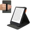 kwmobile Custodia verticale compatibile con Kobo Clara HD - Cover con fascia mano e leggìo - Case Custodia e-Reader Flip