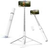 TELESIN 180CM Automatica Treppiede Bastone Selfie, Treppiedi Cellulare con Telecomando Bluetooth Magnetico, Supporto Cellulare Girevole 360°, Sensore di Gravità Treppiede per iPhone/Android