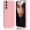 DESSEN Cover per Samsung Galaxy A16 5G / 4G - Silicone Custodia Antiurto Protezione Fotocamera Case Sottile e Morbida TPU Bumper Antishock Anti-Impronte, Rosa