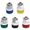 QUARKZMAN 5 Pcs Banana Jack 5A 4 x 2mm Banana Femmina Pannello Socket Jack Adattatore Per Banana Plug Connettori 5 Colori