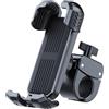 Elecphbo Supporto per telefono da bicicletta, supporto per telefono da manubrio per moto, scooter elettrico, per iPhone 17, 16, 15 Pro Max, 14/13, Galaxy S26, S25, S24, Ultra S23 e altri telefoni da 4,5 a 7