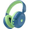 iClever BTH20 Cancellazione Attiva del Rumore Cuffie per Bambini, 60 Ore di Riproduzione, Ricarica Rapida di Tipo C, Volume Sicuro 80 dBA, Bluetooth 5.4, Cuffie per Bambini Wireless