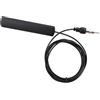 Okaywork Antenna auto, Antenna autoradio, Cavo 2m e Connettore DIN,85Mhz-112Mhz, Parabrezza Adesiva, Ideale per Auto Camion SUV