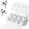 Adhiper 4 paia di tappi auricolari di ricambio per AirPods Pro/AirPods Pro 2 con foro per ridurre il rumore, antiscivolo in silicone morbido con contenitore portatile (XS/S/M/L)