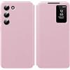 Nshkeji Custodia Smart View per Samsung Galaxy S23 FE 5G [Smart View] Cover Galaxy S23 FE 5G Clear View Flip Pelle in Libro Portafoglio Flip, Carta Fessura, Wallet per Samsung S23 FE Custodie S View