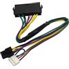 Hsthe Sea Adattatore alimentazione ATX24 femmina a 24 pin, 6 maschio Mini 6 connettore 30 cm 18AWG ricambio per scheda madre Z230 Z220 SFF