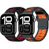chinbersky 2 Pezzi Alpine Loop Compatibile con Apple Watch Cinturino 45mm 44mm 46mm 49mm 42mm 41mm 40mm 38mm Cinturino Sportivo Regolabile in Nylon per iWatch Ultra 2 SE Serie 10 9 8 7 6 5 4 3 2 1