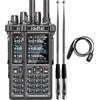 radtel Radio amatoriale Radtel RT-950 PRO, GPS/APRS, walkie-talkie da 10 W, radio portatile a lungo raggio, AM/FM/CB/SW, Bluetooth (con antenna*2, cavo di programmazione)