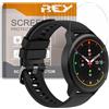 REY Pack 6X Pellicola salvaschermo per XIAOMI Mi Watch Color, qualità Premium