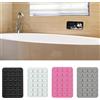 Rainway Ventosa per cellulare - 8 pezzi in silicone per telefoni cellulari, universale, antiscivolo, per selfie e mani libere e uso quotidiano & video bianco/nero/rosa/grigio chiaro