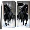 PHINIENLAND Cover per Google Pixel 10a Case PU Pelle Custodia [Kickstand] [Chiusura magnetica] [Slot per Schede], Portafoglio Flip Custodia per Google Pixel 10a,Neve