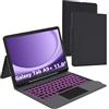 ROOFEI Tastiera QWERTZ per Samsung Galaxy Tab A9+ Plus da 11 pollici, con touchpad