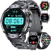 DREMAC Smartwatch Uomo per Android iOS, Chiamata Bluetooth e Assistente Vocale, 3 Bracciali, 1,43'' AMOLED Smartwatch con Monitoraggio della Frequenza Cardiaca/Sonno/SpO2, 100+ Modalità Sportive
