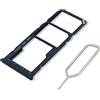 Eonpam Vassoio Carta SIM per (Samsung Galaxy M21) qualità Originale Porta Scheda SIM Ricambio Slot Scheda Memoria SD con Pin della Scheda SIM(Nero)