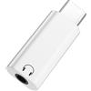Lumivtx Adattatore per cuffie audio da USB C a 3,5 mm,adattatore da tipo C a jack per cuffie da 3,5 mm,compatibile con iPhone 16 15 Pro Max/Plus,Galaxy S24 S23 S22,iPad Air/Pro,MacBook,Pixel （Bianco）