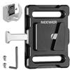 NEEWER Mini Pannello Batteria con Attacco a V con ampio Morsetto a Granchio e Bloccaggio QR per Treppiede Stativo Supporto a C, Compatibile con Le Batteria FXLION Sony Attacco a V, PS005