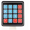 Paradisetronic.com Tastiera a Membrana, Matrice 4x4, 16 Pulsanti, Tastiera a Tastiera a Membrana 3.3V 5V per es. Arduino, Raspberry Pi