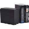Dste np-f970 Li-Ion 2 x sostituzione batteria per Sony dcm-m1 mvc-cd1000 hdr-fx1 dcr-vx2100e dsr-pd190p nex-fs700rh hxr-nx3 macchina fotografica come np-f930 np-f950 np-f960