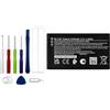 Vvsialeek BL-L5H Batteria di ricambio compatibile con Nokia 105 2023, 105 4G, TA1385-DS, TA-1551 con toolkit
