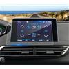 Coleya Pellicola Protettiva per Navigazione Compatibile con Peugeot 3008 5008 2016-2020, Pellicola Protettiva in Vetro Temperato, 9H Antigraffio GPS Proteggi Schermo (8 Pollici)