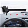 LSXEL porta cellulare da auto Compatibile con BMW X1 U11 Supporto per telefono 2023 2024 (for X1 U11 2023-2024)