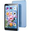 AGPTEK Lettore MP3 da 96 GB con Bluetooth e WiFi, T08X 4'' Android 14 MP4 Lettore musicale con Spotify, Audible, App Store, fino a 1 TB, blu