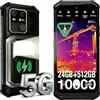 AGM G3 Pro Rugged Smartphone con Termocamera,10000mAh Telefono Indistruttibile,Impermeabile IP68 IP69K,24GB+512GB/SD-1TB,6.72 FHD Risoluzione 1080 * 2400,64MP+50MP,Android 15/OTG/NFC/USB2.0/Type-c