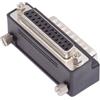 cablecc DB25pin DSUB Parallel LPT AES/EBU - Connettore DB ad angolo di 90 gradi con dado maschio e vite femmina