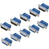 QUARKZMAN 5Coppie D-SUB DB15 15 Pin ICC Crimpare Connettore Femmina Maschio 2,54mm Passo per Piatto Nastro Cavo