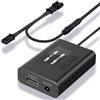 FitDVR Adattatore di alimentazione per dashcam (3 pin) Adatto per Audi Volkswagen Porsche (S8 Golf R 911, ecc.) Display a LED Alimentazione USB, Collegare al sensore pioggia, uscita 5V 12V, D3-025