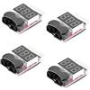 Fasizi 4PCS RC Lipo Monitor di Allarme Tester Tester Checker Allarme Buzzer di Bassa Tensione con Indicatore LED per 1-8 S Lipo LiFe LiMn Li-ion Batteria