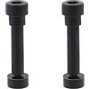 Create idea 2 Pezzi Di Vite Girevole A Cerniera In Metallo Compatibile Con B-ose QuietComfort QC35 Le Parti Di Riparazione Delle Cuffie Per Il Meccanismo Di Rotazione Del Padiglione Auricolare Nero