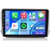 Techschermo [2+64G]Autoradio Android 13 per Peugeot 208/2008 2012-2018 con Senza Fili Carplay & Android Auto - Radio Touchscreen da 9 Pollici con WiFi GPS Mirror Link DSP FM/RDS Radio SWC+Telecamera di Backup AHD