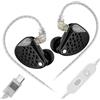 KZA COUSTICS KZ AM16 in Ear Monitor Cuffie con 16 driver BA, HiFi IEM con suono stereo chiaro su tutte le frequenze, auricolari da gioco con cavo OFC rimovibile placcato argento per musicisti