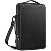 FINTIE FINPAC Laptop Custodia Borsa a Tracolla per 15.3 MacBook Air M3 A3114 2024, Lenovo Thinkpad 14, ASUS Chromebook 14, Idrorepellente Tablet Valigetta per 14-pollici HP/Lenovo/Acer/Samsung Noteboook