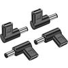 PNGKNYOCN 5.5 x 2.5 mm DC a USB C, 90 Gradi PD Emulatore Trigger per Luce LED, Router, Alimentazione Mobile - Confezione da 4