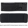 Wommty, custodia di protezione antipolvere da viaggio, in neoprene con tasca a rete, per tastiera e mouse senza fili Logitech MK270