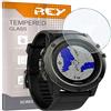 Rey Pack 3X Pellicola salvaschermo per Garmin Fenix 5X 51mm - Fenix 5X Plus 51mm - VIVOMOVE Sport, Vetro temperato, di qualità Premium