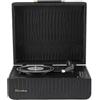 Crosley Mercury Giradischi Vinili con Bluetooth In/out - Giradischi Vintage Design - Lettore di Dischi a 3 Velocità - Per 7, 10 e 12 - Portatile con Custodia Integrata - Nero
