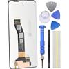 Double Sure Schermo LCD IPS di ricambio per Motorola Moto G04s G04 nero 6,5 pollici