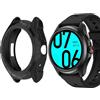 HOMTERN Custodie per Ticwatch Pro 5, custodia flessibile in silicone antiurto, antigraffio, accessori per smartwatch, nero