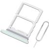 Eonpam Vassoio Carta Doppia SIM per Samsung Galaxy Z Flip6 SM-F749 Porta Scheda SIM con Pin della SIM(Verde)
