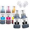 ASEKER 102 Inchiostro Multipla Compatibile per Epson ET-2750 ET-2756 ET-2850 ET-2851 ET-2856 ET-3700 ET-3750 ET-3850 ET-4500 ET-4700 ET-4750 ET-4850 ET-4856 ET-15000 Stampante (BK*2/C/M/Y)