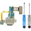MMOBIEL Connettore Dock Compatibile con Samsung Galaxy Note 9 2018 - Presa di Ricarica USB C - Audio Jack/Microfono/Antenna di Ricambio - incl. Cacciaviti