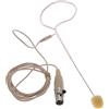 The Lord of the Tools 1 Pezzo Microfono XLR Con Cuffia Con Spina TA4F A 4 Pin Auricolare Con Gancio Auricolare Singolo Compatibile Con Trasmettitore Bodypack Wireless Shure (beige)