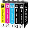 Jhaan Compatibile con Workforce WF-2860 WF-2860DWF WF-2865 WF-2865DWF WF-2885 WF-2880 Expression Home XP-5100 XP-5150 XP-5155 XP-5105 (confezione da 5)