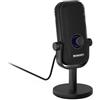 ENDORFY Solum Voice S, microfono per streaming, chat e podcast, retroilluminazione RGB, jack per cuffie, tasto touch per mutare, tasto del GUADAGNO, pattern cardioide