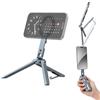 CAMOLO Supporto magnetico per treppiedi con gancio nascosto per iPhone 16/15/14/13/12 Plus Pro Max e custodie MagSafe, supporto tascabile pieghevole con scarpa Cold Shoe, vite da 1/4